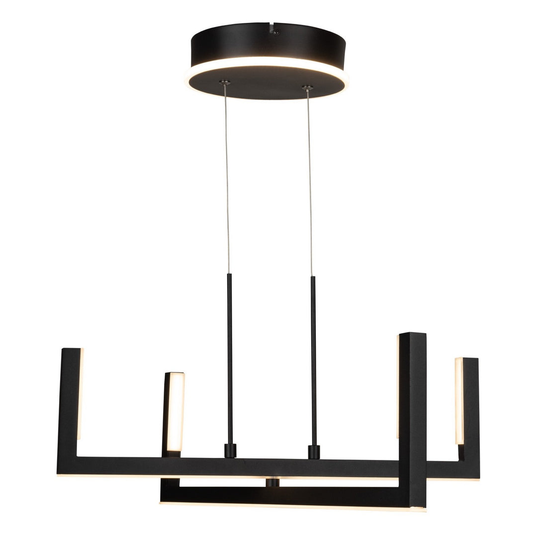 Artcraft Canada - AC6774BK - LED Chandelier - Silicon Valley - Black