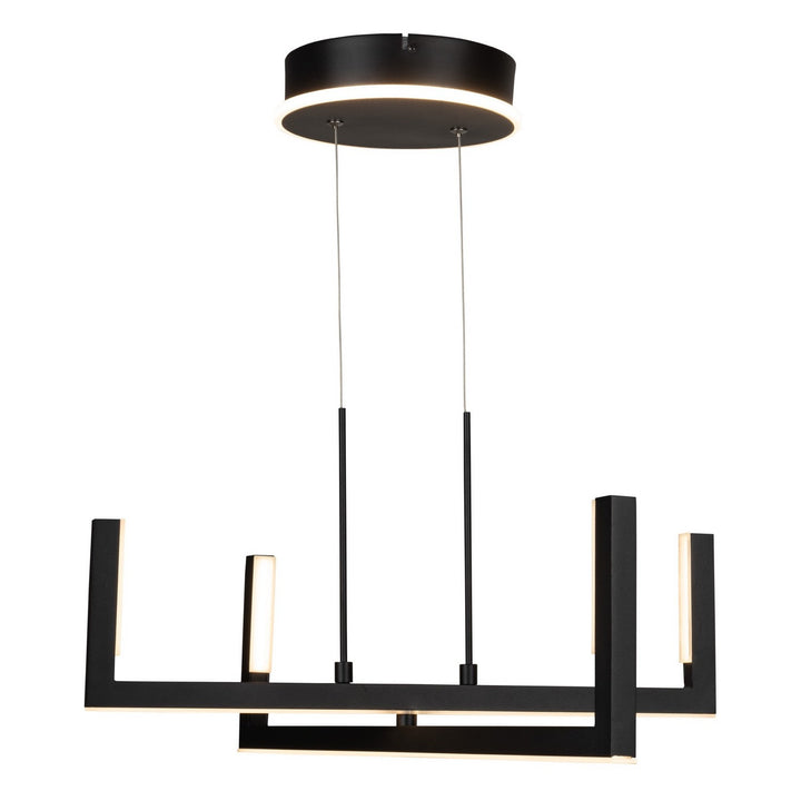 Artcraft Canada - AC6774BK - LED Chandelier - Silicon Valley - Black