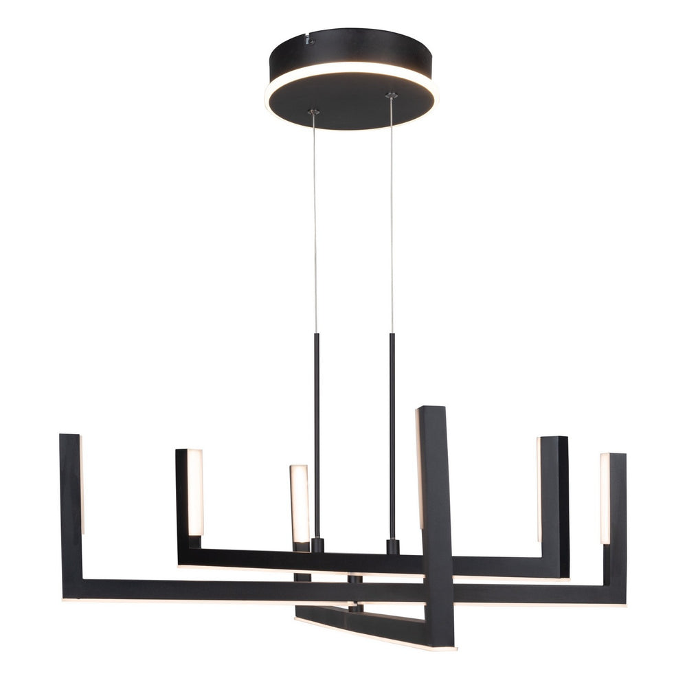 Artcraft Canada - AC6776BK - LED Chandelier - Silicon Valley - Black