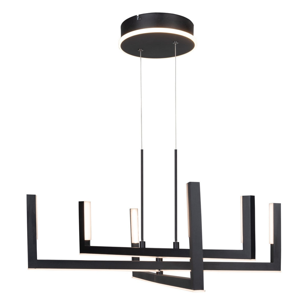 Artcraft Canada - AC6776BK - LED Chandelier - Silicon Valley - Black