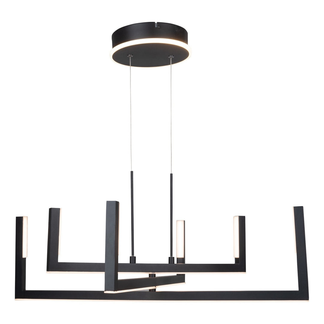 Artcraft Canada - AC6776BK - LED Chandelier - Silicon Valley - Black