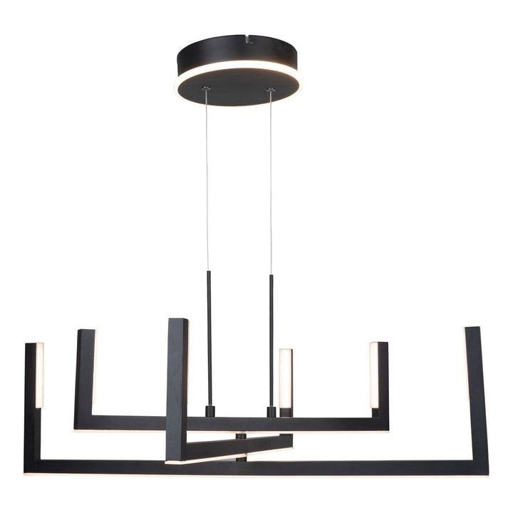 Artcraft Canada - AC6776BK - LED Chandelier - Silicon Valley - Black