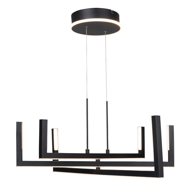 Artcraft Canada - AC6776BK - LED Chandelier - Silicon Valley - Black