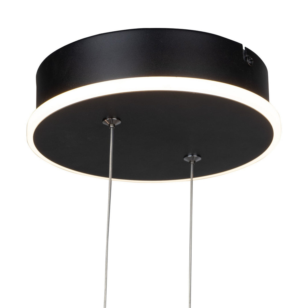Artcraft Canada - AC6776BK - LED Chandelier - Silicon Valley - Black