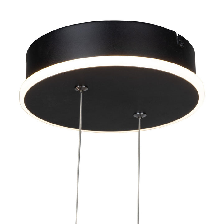 Artcraft Canada - AC6776BK - LED Chandelier - Silicon Valley - Black