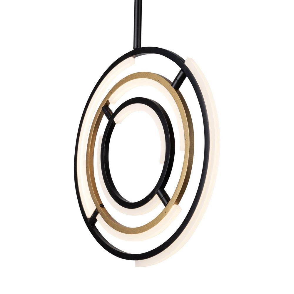 Artcraft Canada - AC6740BB - LED Pendant - Trilogy - Black & Brass