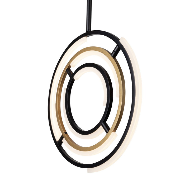 Artcraft Canada - AC6740BB - LED Pendant - Trilogy - Black & Brass