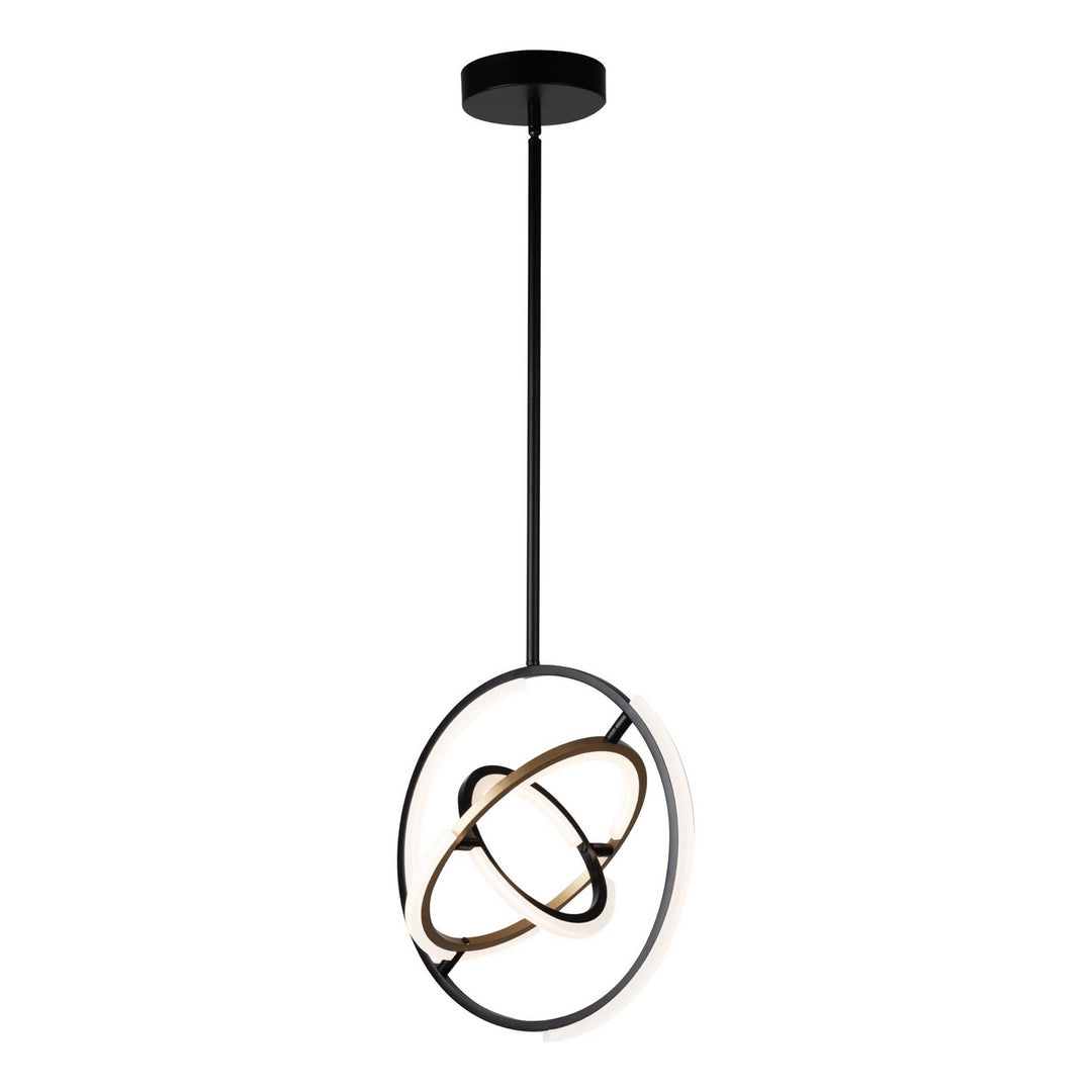 Artcraft Canada - AC6740BB - LED Pendant - Trilogy - Black & Brass