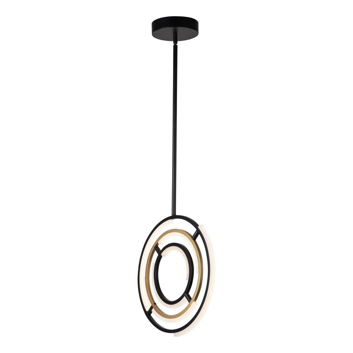 Artcraft Canada - AC6740BB - LED Pendant - Trilogy - Black & Brass