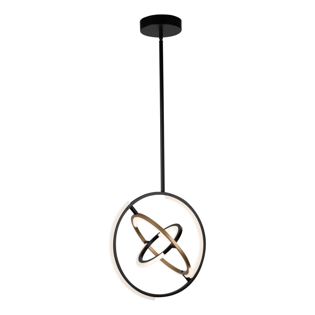 Artcraft Canada - AC6740BB - LED Pendant - Trilogy - Black & Brass