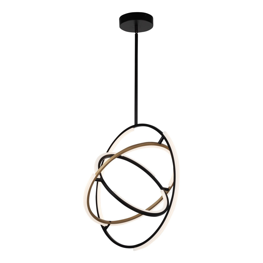 Artcraft Canada - AC6741BB - LED Pendant - Trilogy - Black & Brass