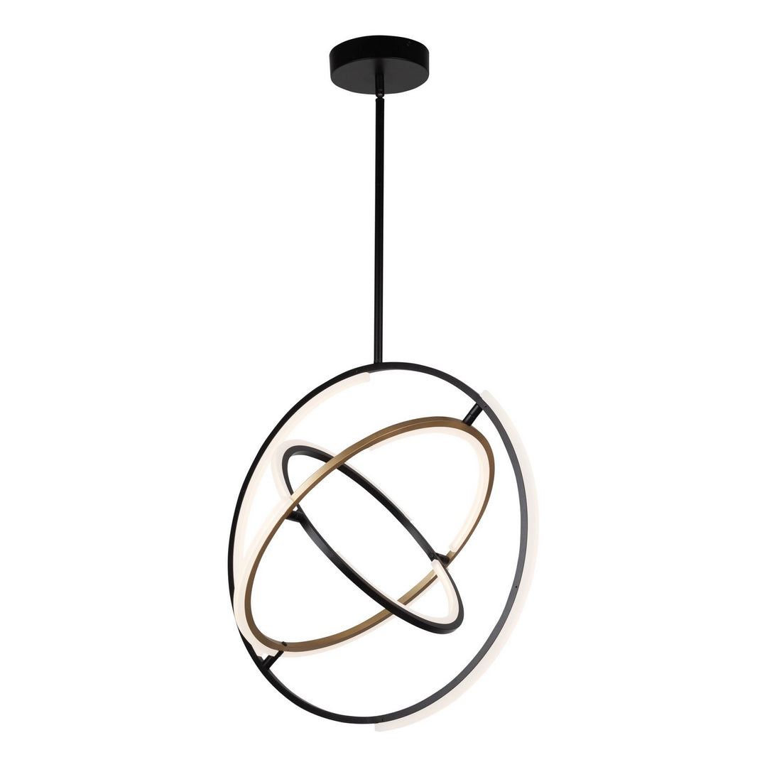 Artcraft Canada - AC6741BB - LED Pendant - Trilogy - Black & Brass