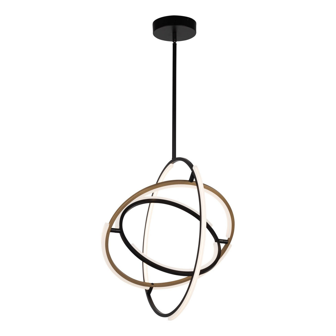 Artcraft Canada - AC6741BB - LED Pendant - Trilogy - Black & Brass