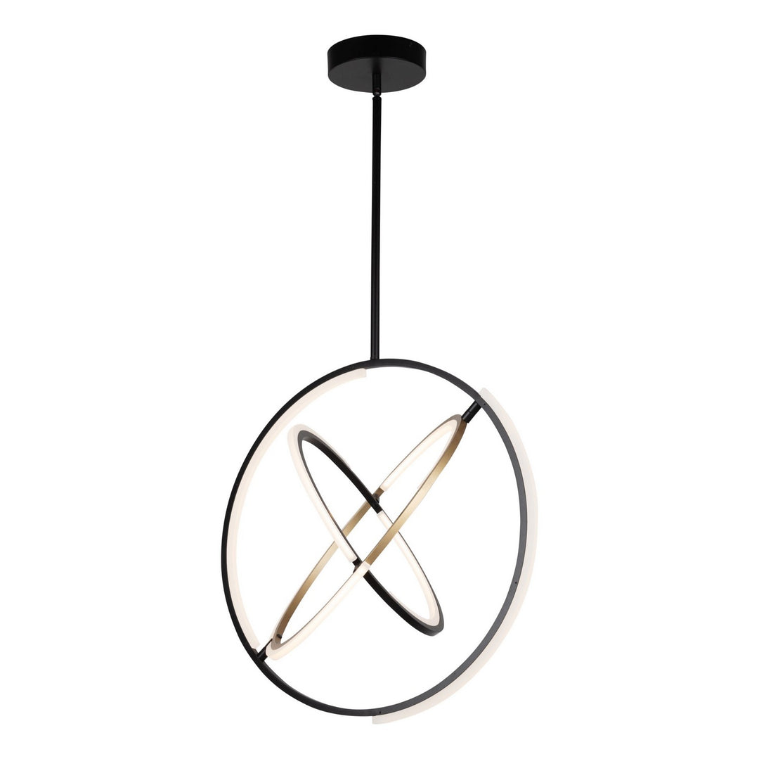 Artcraft Canada - AC6741BB - LED Pendant - Trilogy - Black & Brass