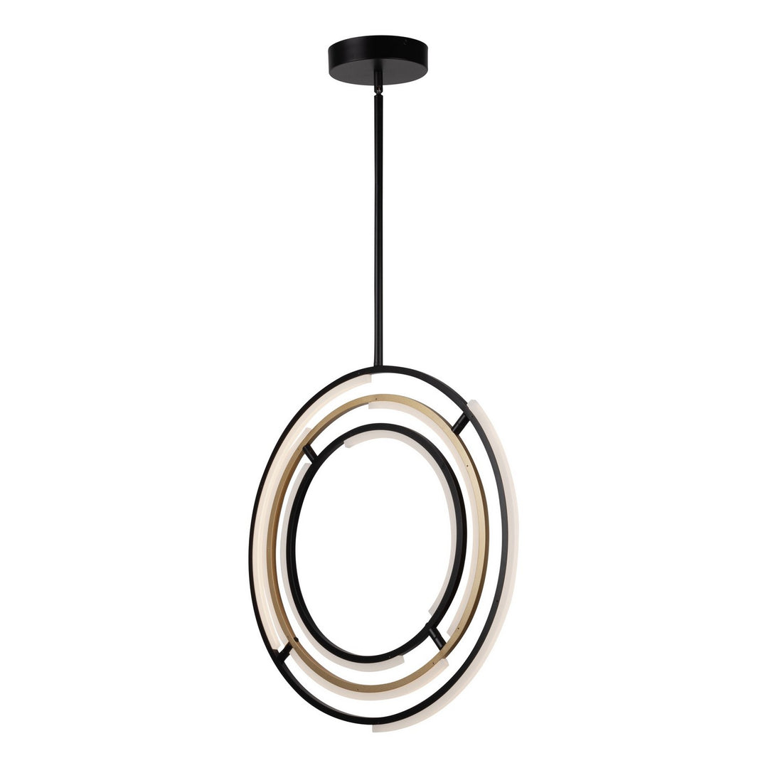 Artcraft Canada - AC6741BB - LED Pendant - Trilogy - Black & Brass