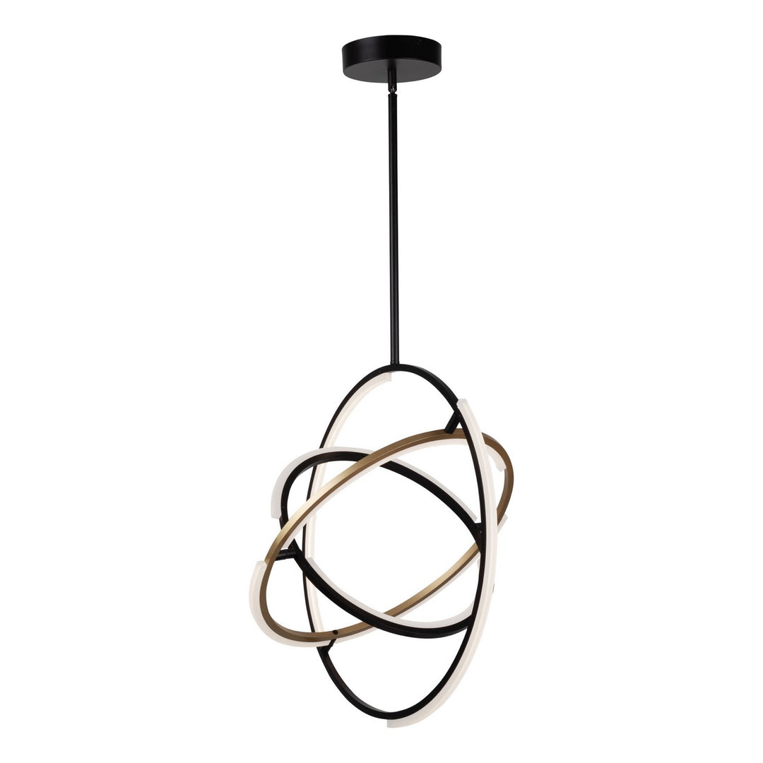 Artcraft Canada - AC6741BB - LED Pendant - Trilogy - Black & Brass