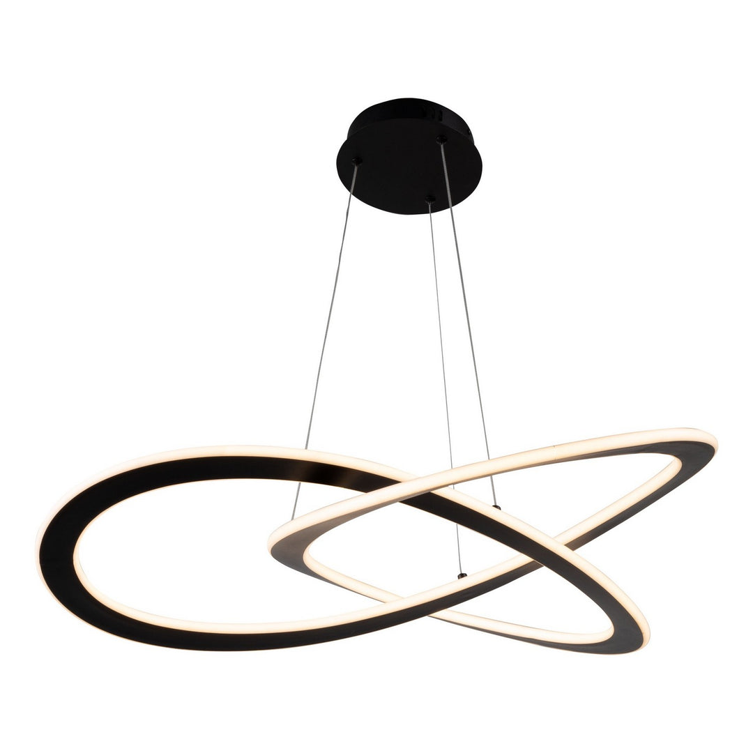 Artcraft Canada - AC7079BK - LED Chandelier - Wave - Black