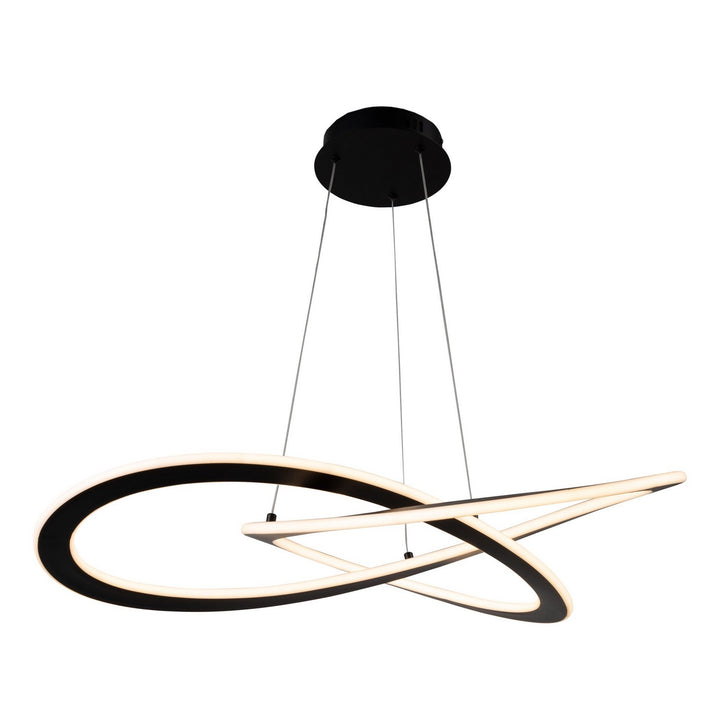 Artcraft Canada - AC7079BK - LED Chandelier - Wave - Black