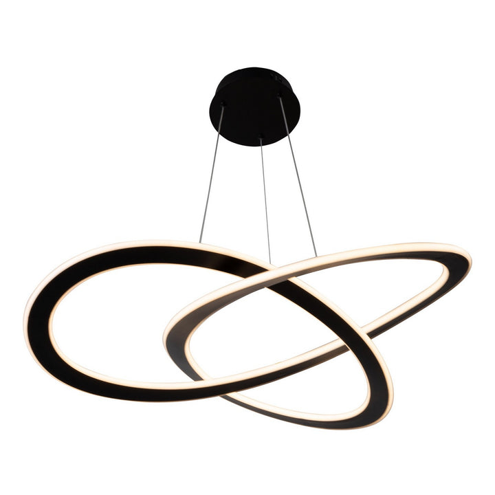 Artcraft Canada - AC7079BK - LED Chandelier - Wave - Black
