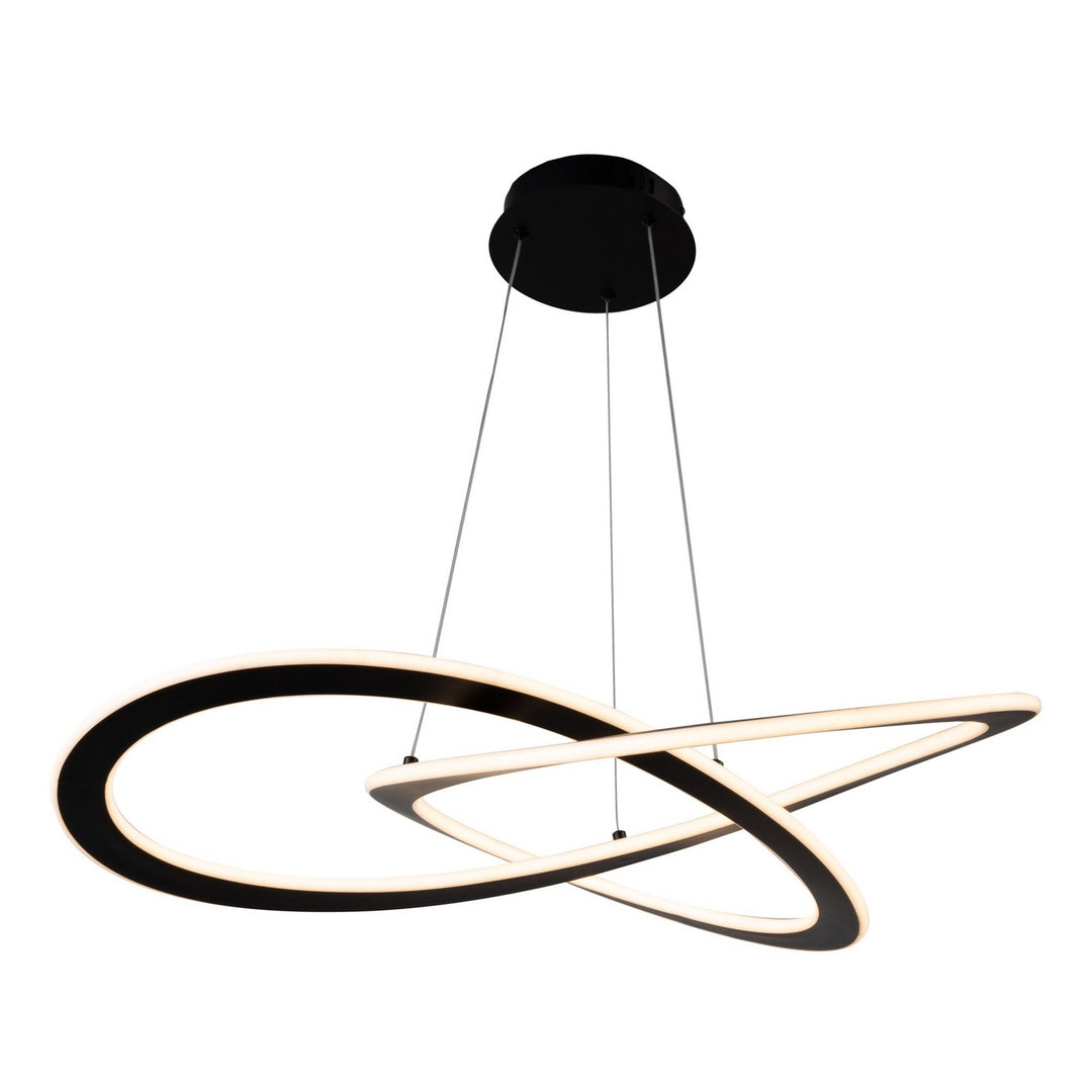 Artcraft Canada - AC7079BK - LED Chandelier - Wave - Black