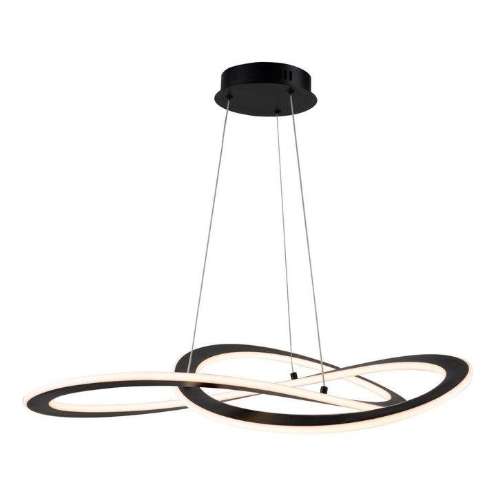 Artcraft Canada - AC7079BK - LED Chandelier - Wave - Black