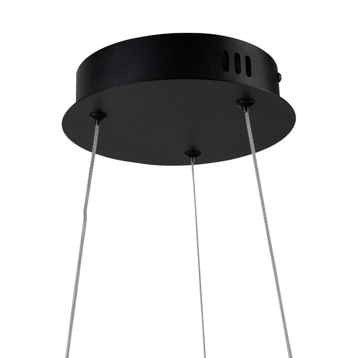 Artcraft Canada - AC7079BK - LED Chandelier - Wave - Black