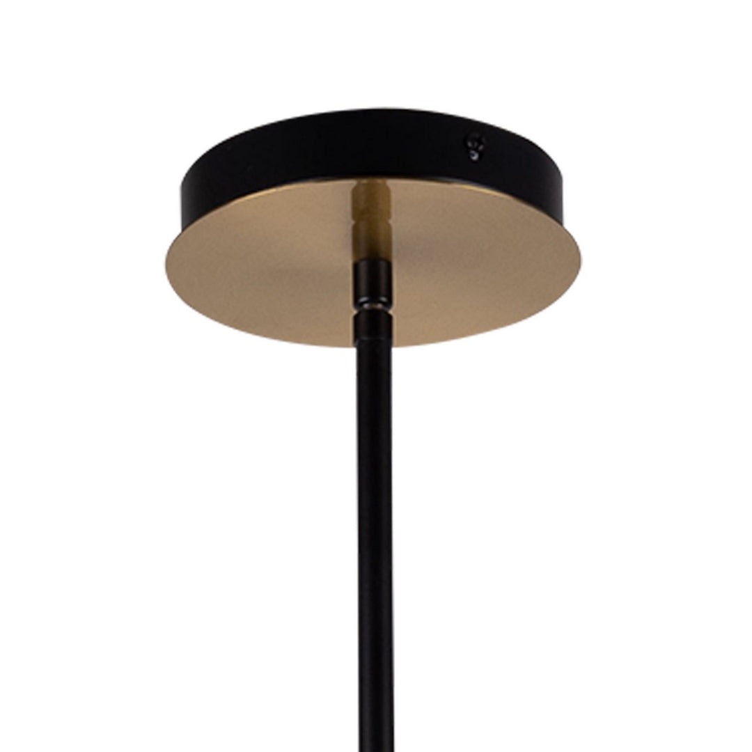 Artcraft Canada - AC11765VB - Six Light Chandelier - Aurelia - Matte Black & Brass
