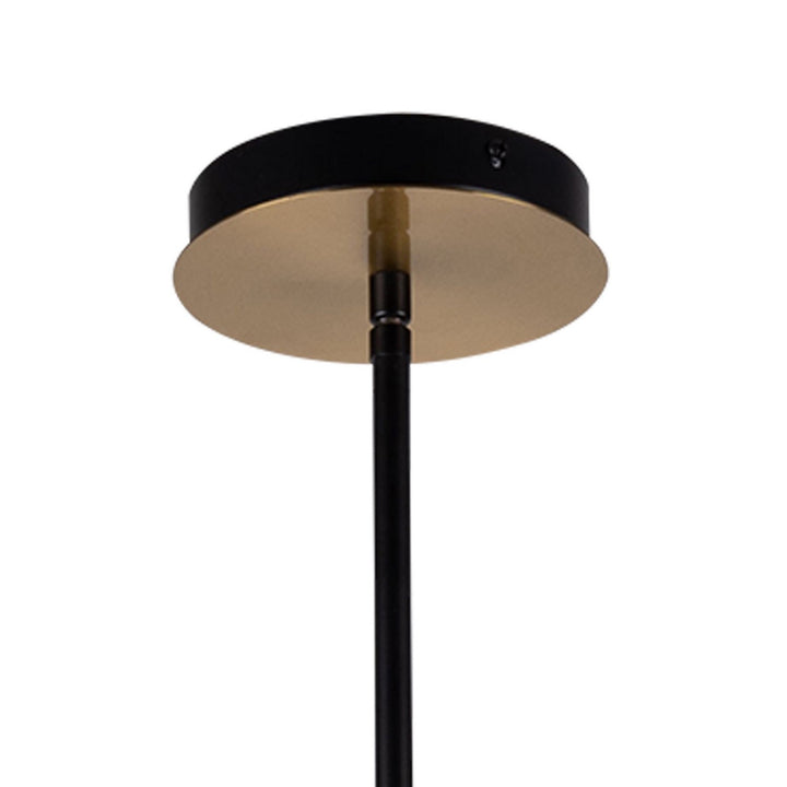 Artcraft Canada - AC11765VB - Six Light Chandelier - Aurelia - Matte Black & Brass