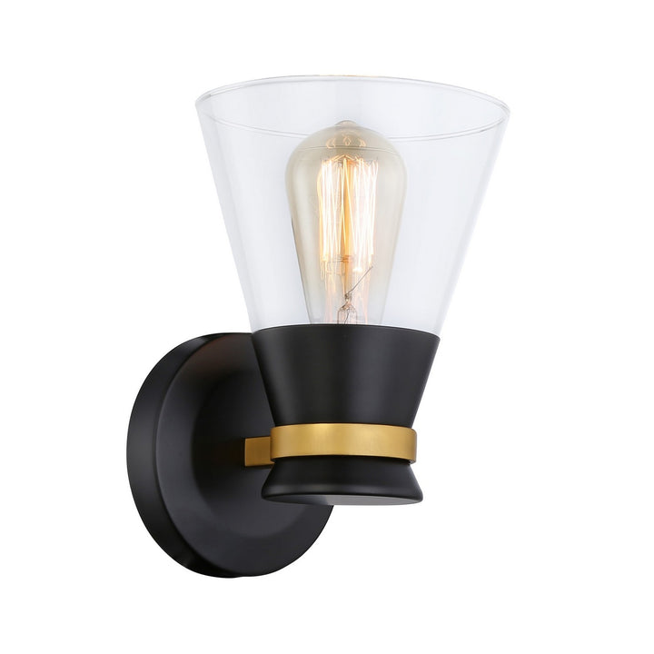 Artcraft Canada - AC11801BB - One Light Wall Sconce - Kanata - Black & Brushed Brass