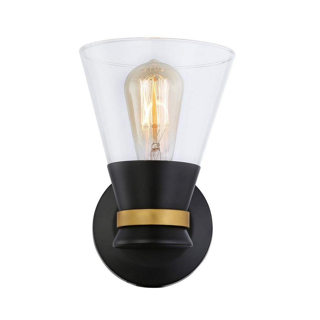 Artcraft Canada - AC11801BB - One Light Wall Sconce - Kanata - Black & Brushed Brass