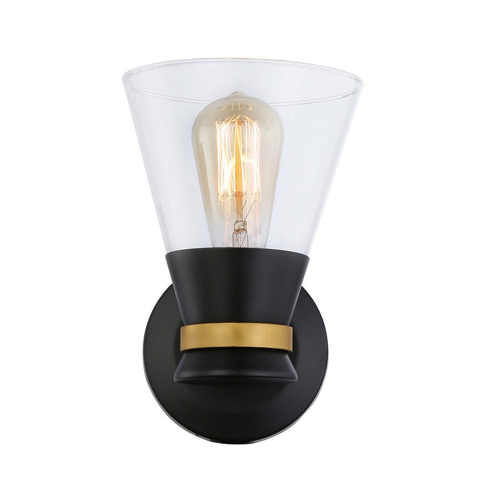 Artcraft Canada - AC11801BB - One Light Wall Sconce - Kanata - Black & Brushed Brass