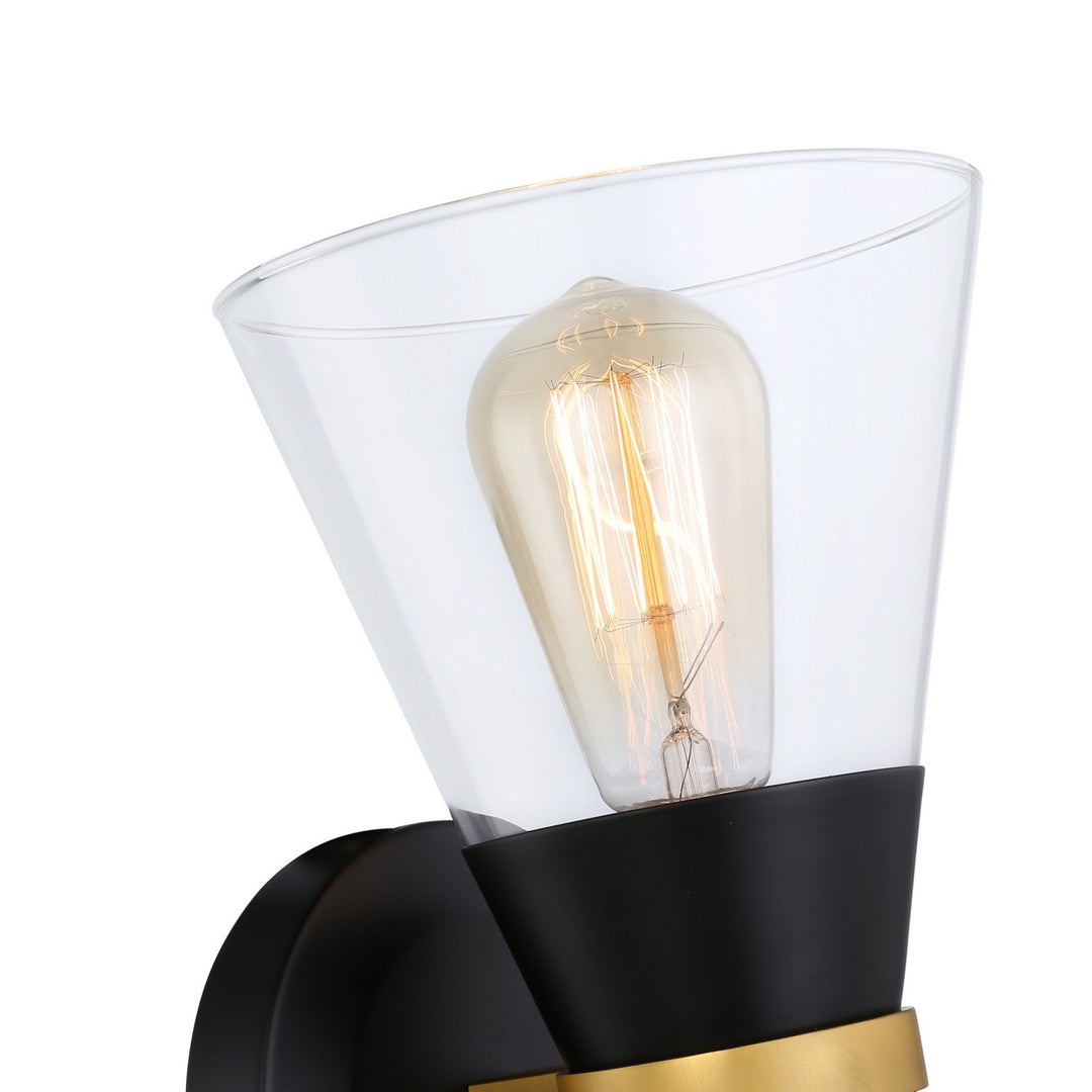 Artcraft Canada - AC11801BB - One Light Wall Sconce - Kanata - Black & Brushed Brass