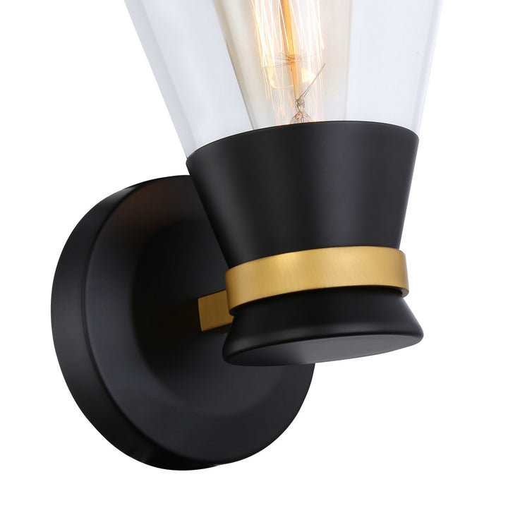 Artcraft Canada - AC11801BB - One Light Wall Sconce - Kanata - Black & Brushed Brass