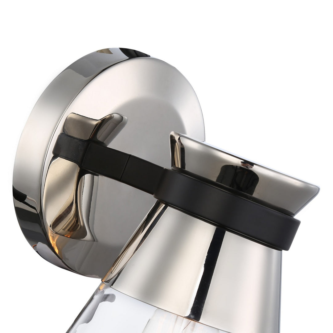 Artcraft Canada - AC11801NB - One Light Wall Sconce - Kanata - Black & Polished Nickel
