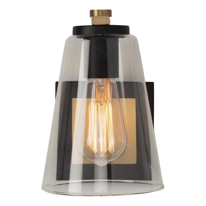 Artcraft Canada - AC11791BB - Four Light Vanity - Treviso - Black & Brass