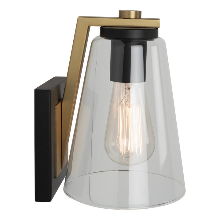 Artcraft Canada - AC11791BB - Four Light Vanity - Treviso - Black & Brass