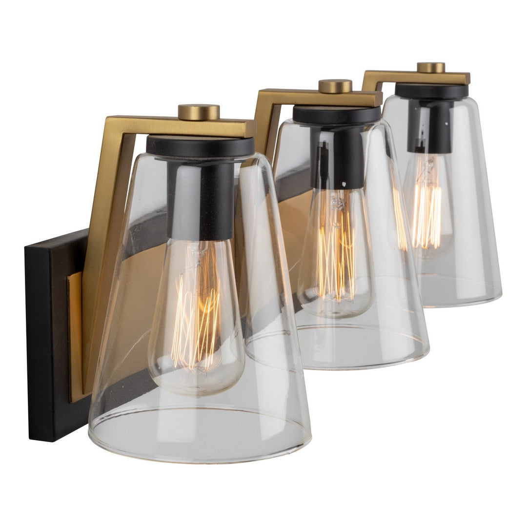 Artcraft Canada - AC11793BB - One Light Wall Sconce - Treviso - Black & Brass