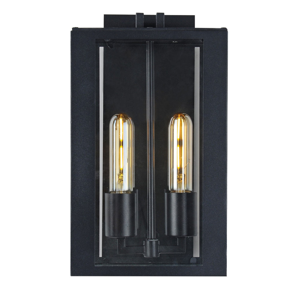 Artcraft Canada - AC8790BK - Two Light Outdoor Wall Mount - Waterville - Matte Black