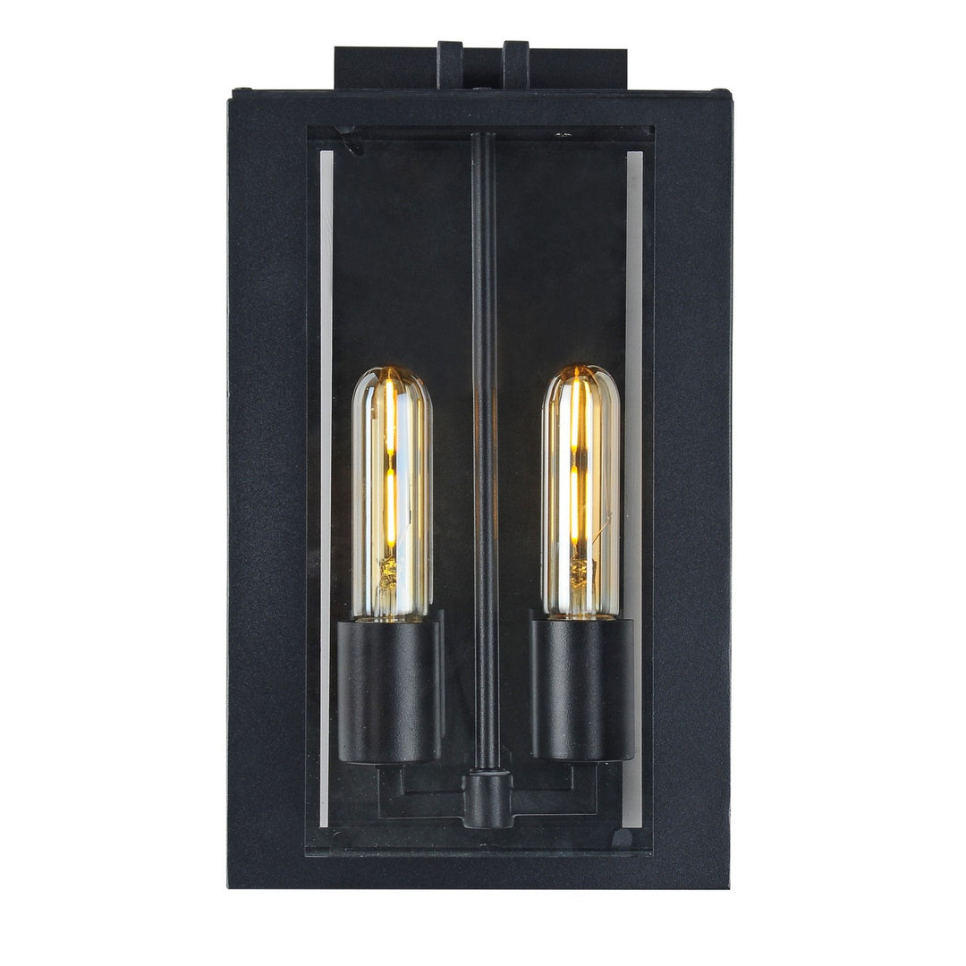 Artcraft Canada - AC8790BK - Two Light Outdoor Wall Mount - Waterville - Matte Black