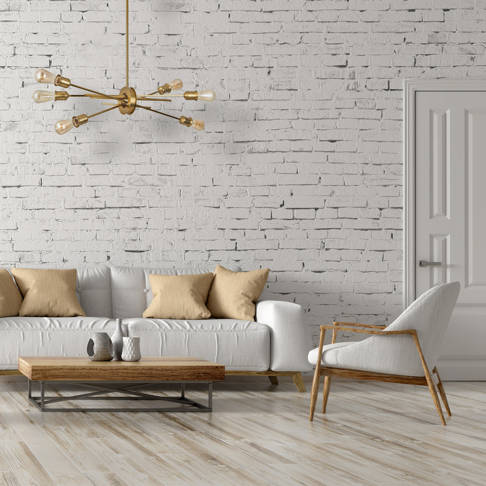 Dainolite Canada - NEB-326HP-AGB - Six Light Pendant - Nebraska - Aged Brass