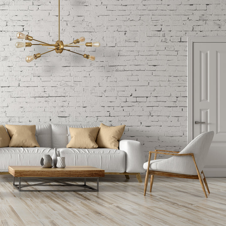 Dainolite Canada - NEB-326HP-AGB - Six Light Pendant - Nebraska - Aged Brass