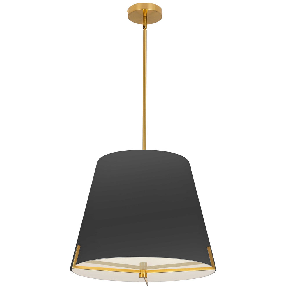 Dainolite Canada - PST-184P-AGB-BK - Four Light Pendant - Preston - Black