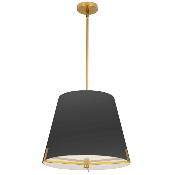 Dainolite Canada - PST-184P-AGB-BK - Four Light Pendant - Preston - Black