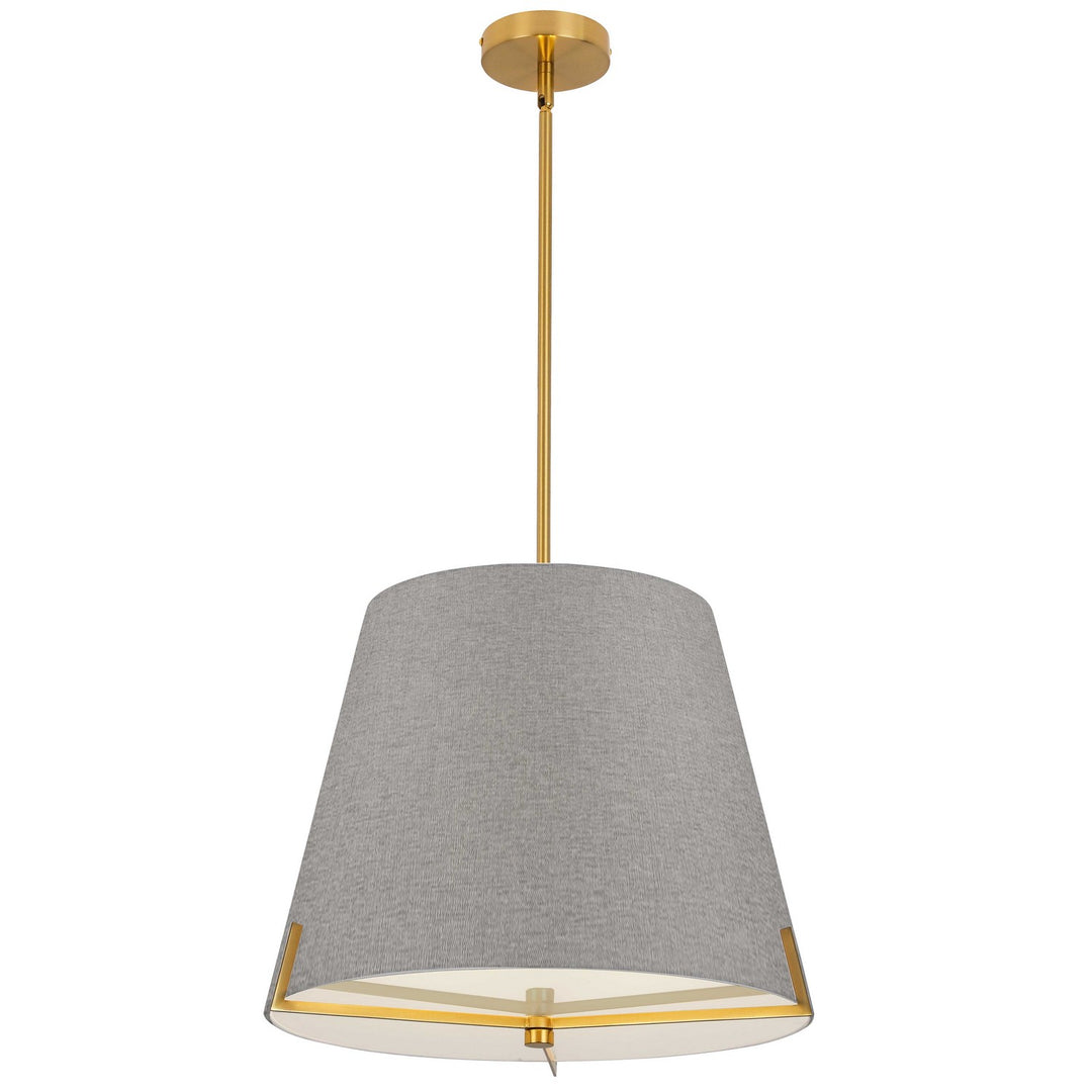 Dainolite Canada - PST-184P-AGB-GRY - Four Light Pendant - Preston - Grey