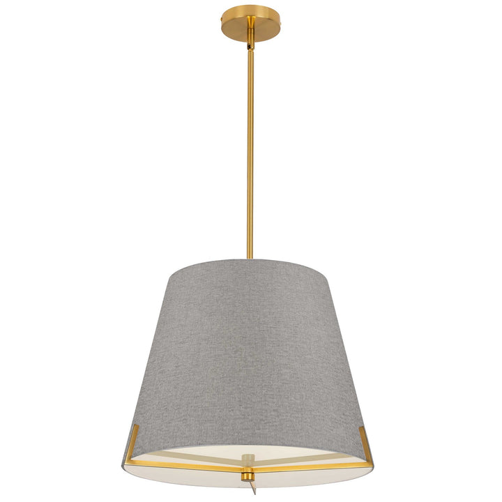 Dainolite Canada - PST-184P-AGB-GRY - Four Light Pendant - Preston - Grey