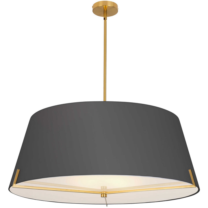 Dainolite Canada - PST-324P-AGB-BK - Four Light Pendant - Preston - Black