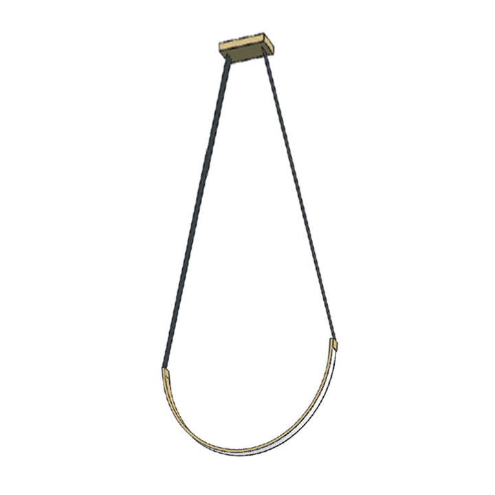 Dainolite Canada - REG-241LEDP-AGB - LED Pendant - Regan - Aged Brass