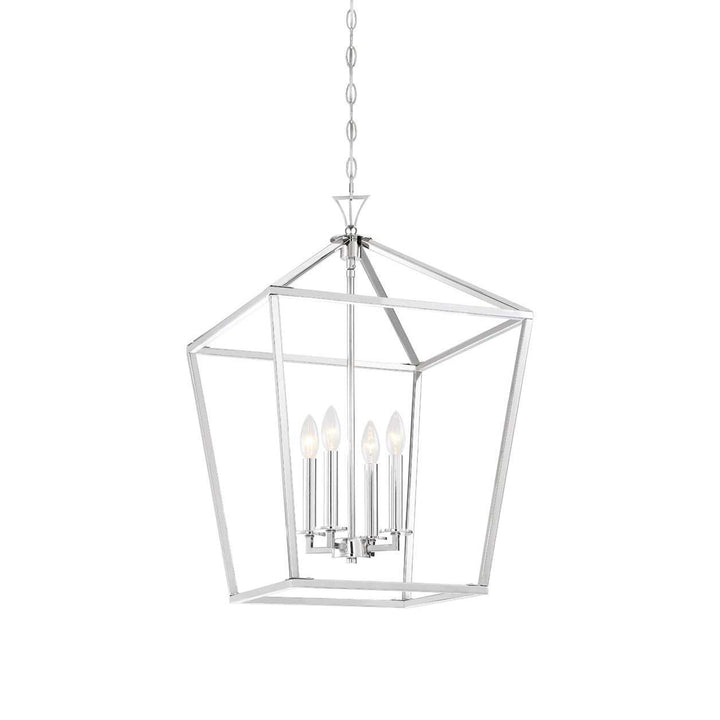 Savoy House - 3-421-4-109 - Four Light Pendant - Townsend - Polished Nickel
