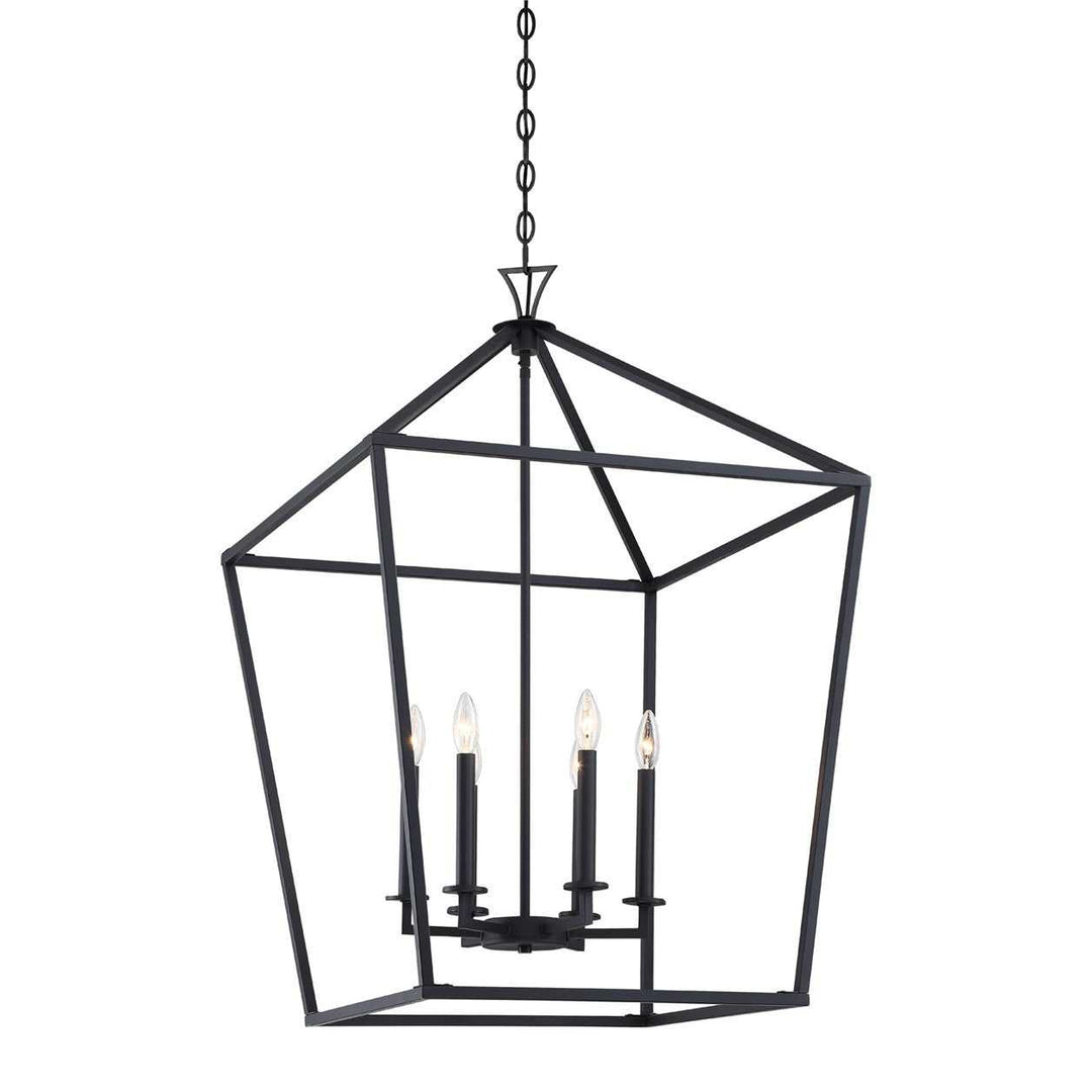 Savoy House - 3-422-6-89 - Six Light Pendant - Townsend - Matte Black