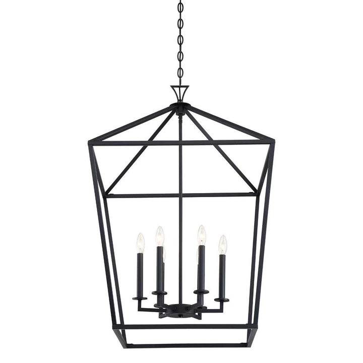 Savoy House - 3-422-6-89 - Six Light Pendant - Townsend - Matte Black